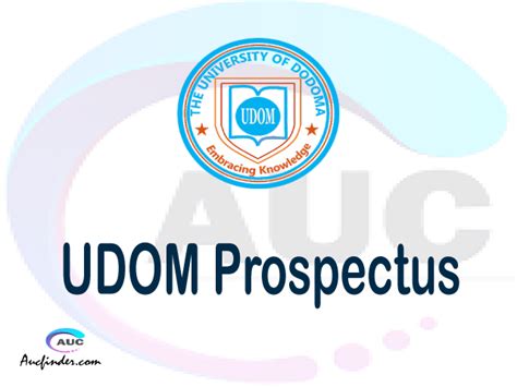 udomtp|University of Dodoma UDOM Prospectus 2023/2024 pdf.